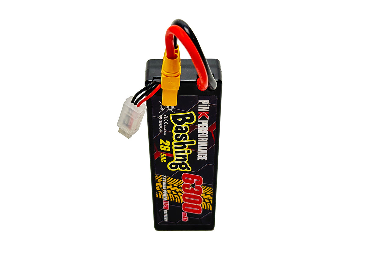 Pink Bashing LiPo 2S 7.4V-6300-50C (Multi) 139x47x25mm 325g