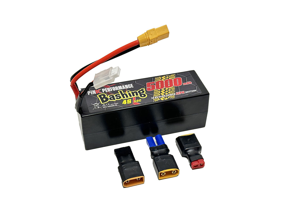 Pink Bashing LiPo 4S 14.8V-5000-50C (Multi) 139x47x49mm 590g