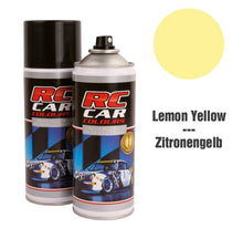 RC Car Colours YELLOW 020 Lexan Colour Spray 150ml -  PRC00020 - RCXX - rc racing for professionals