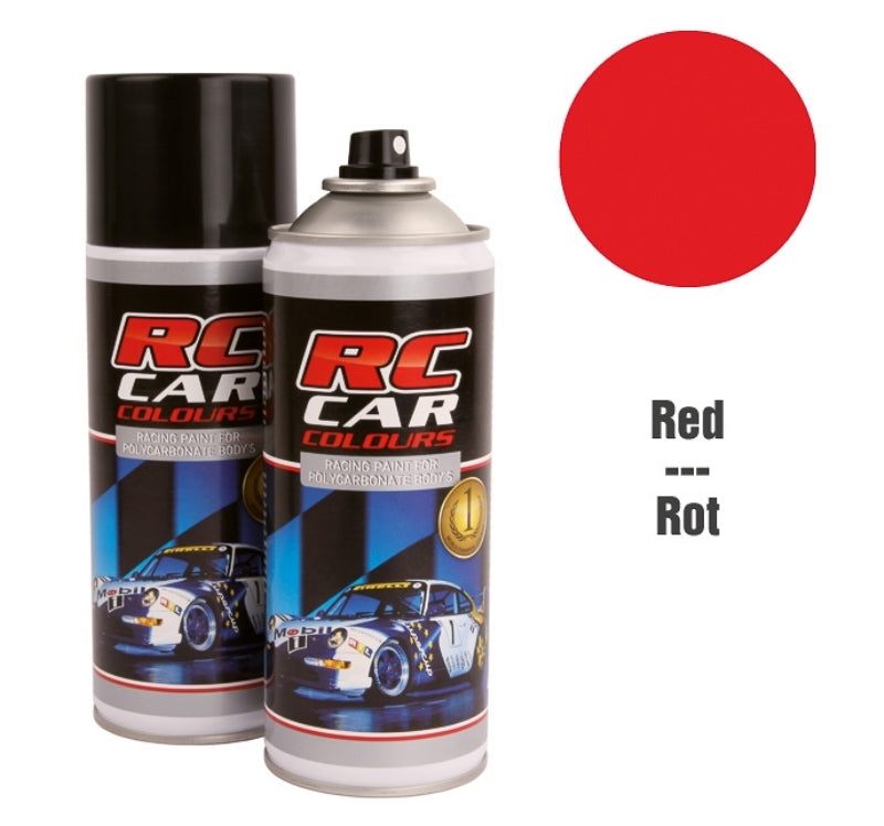 RC Car Colours RED 110 Lexan Colour Spray 150ml -  PRC00110 - RCXX - rc racing for professionals