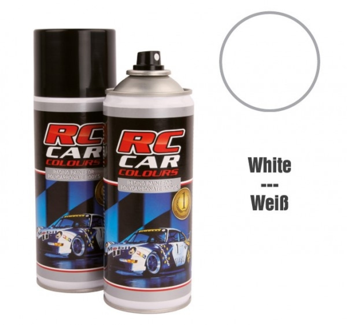 Ghiant RC Car Colours WHITE 710 Lexan Colour Spray 150ml -  PRC00710 - RCXX - rc racing for professionals