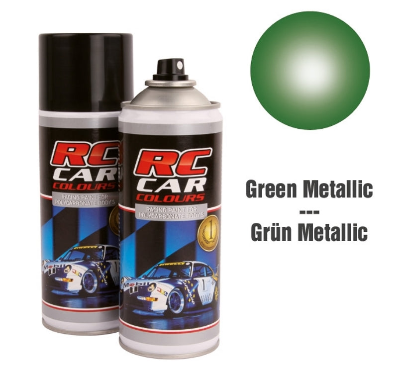 RC Car Colours METALIC GREEN 934 Lexan Colour Spray 150ml -  PRC00934 - RCXX - rc racing for professionals