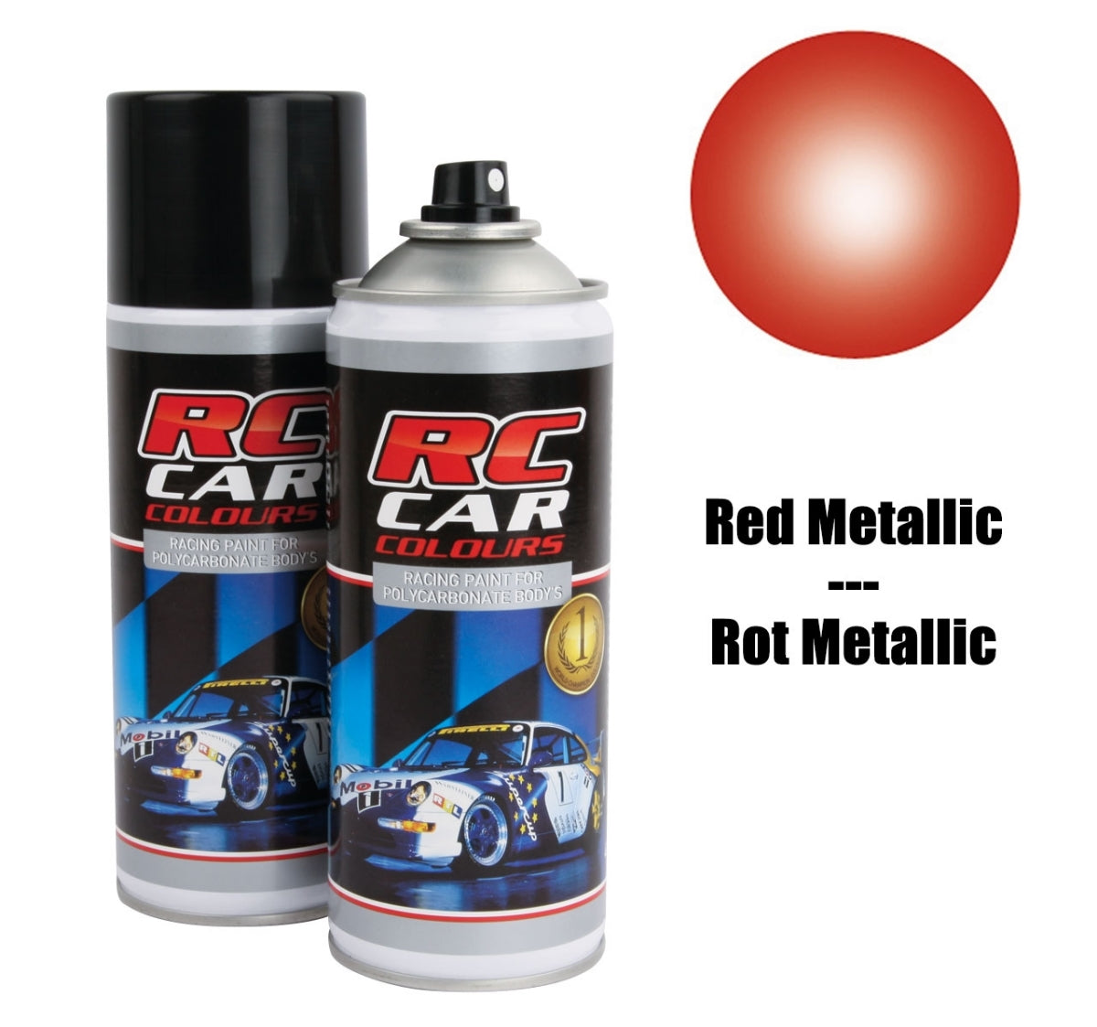 RC Car Colours METALIC RED 937 Lexan Colour Spray 150ml -  PRC00937 - RCXX - rc racing for professionals