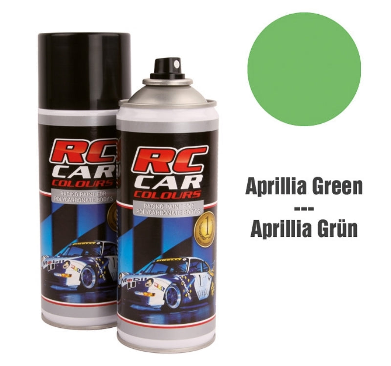 RC Car Colours APRILIA GREEN 944 Lexan Colour Spray 150ml -  PRC00944 - RCXX - rc racing for professionals