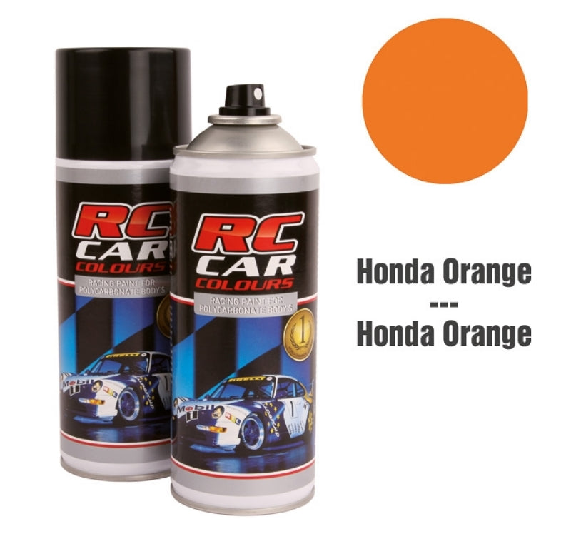 RC Car Colours HONDA ORANGE 945 Lexan Colour Spray 150ml -  PRC00945 - RCXX - rc racing for professionals