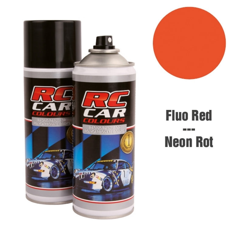 RC Car Colours FLUO RED 005 Lexan Colour Spray 150ml -  PRC01005 - RCXX - rc racing for professionals