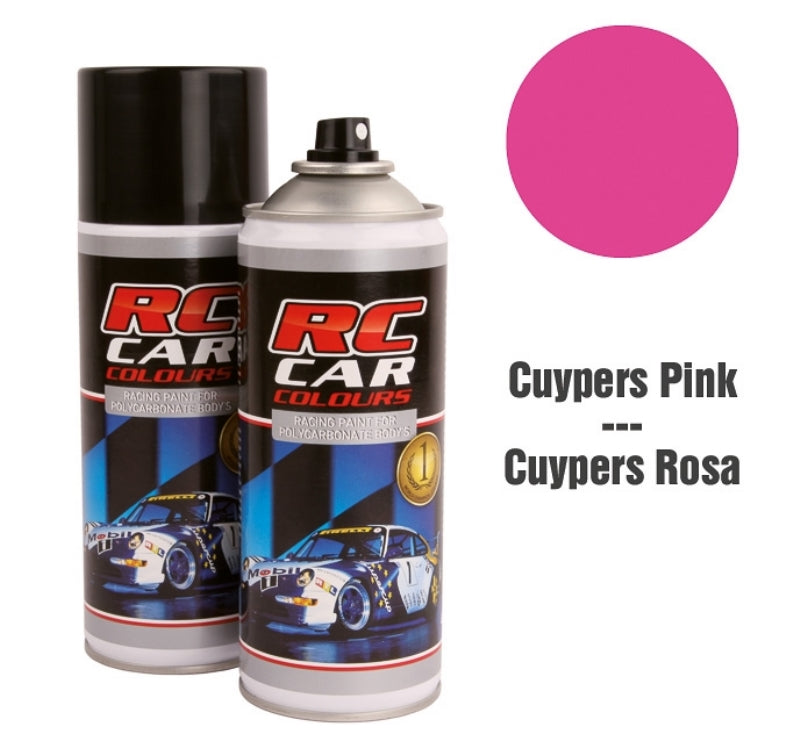 RC Car Colours FLUO PINK 009 Lexan Colour Spray 150ml -  PRC01009 - RCXX - rc racing for professionals