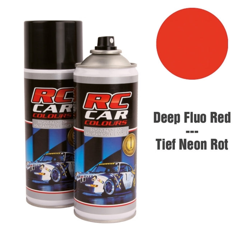 RC Car Colours FLUO RED RUBY 010 Lexan Colour Spray 150ml -  PRC01010 - RCXX - rc racing for professionals