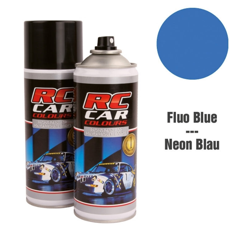 RC Car Colours FLUO BLUE 014 Lexan Colour Spray 150ml -  PRC01014 - RCXX - rc racing for professionals