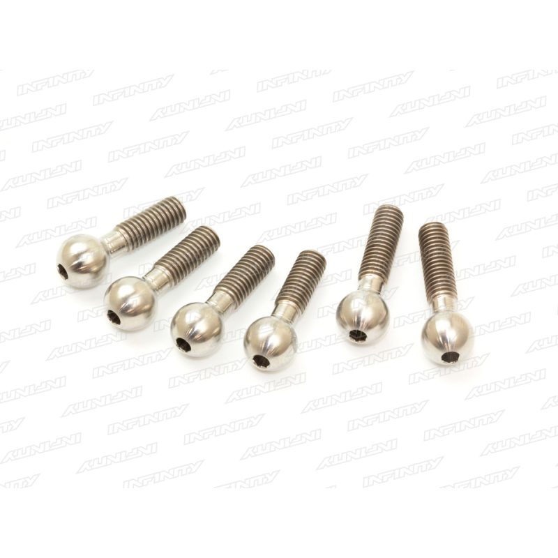 Infinity BALL SCREW 8.5MM SET - TITANIUM (6) R0200ST - RCXX - rc racing for professionals