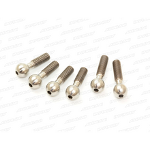 Infinity BALL SCREW 8.5MM SET - TITANIUM (6) R0200ST - RCXX - rc racing for professionals