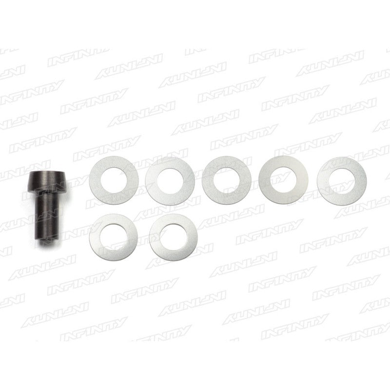 Infinity 0.8M CLUTCH BELL GUIDE (W/SPACER 0.1 0.3) (1) R0251-11 - RCXX - rc racing for professionals