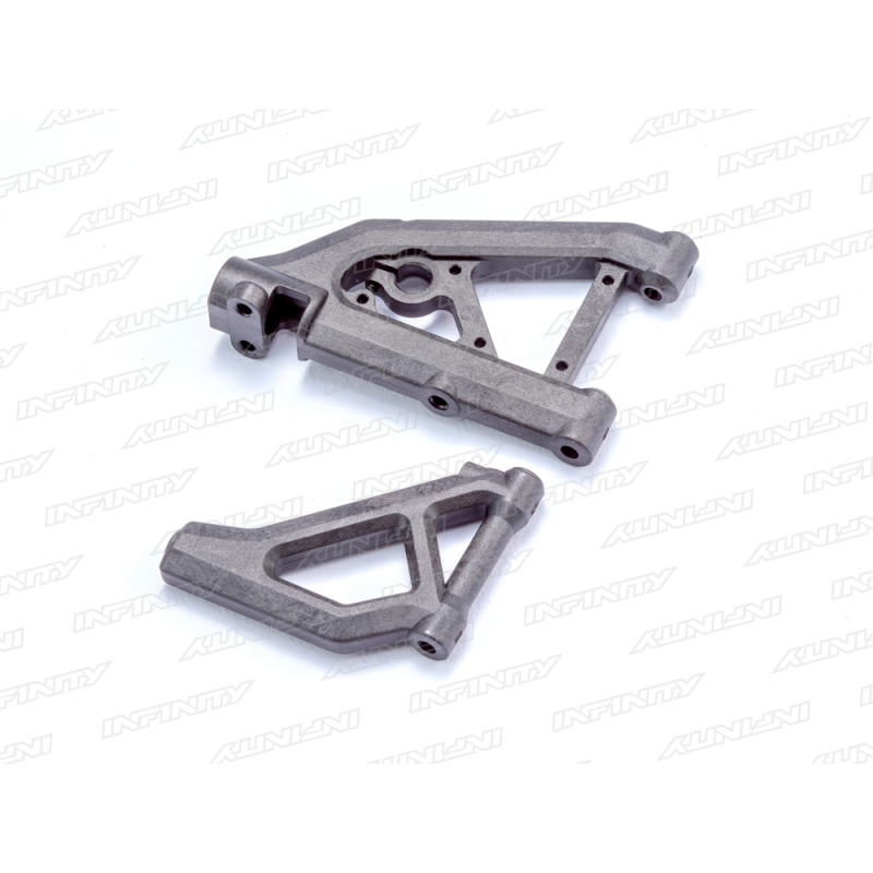 Infinity FRONT SUSPENSION ARM SET HARD (1) R0301H - RCXX - rc racing for professionals