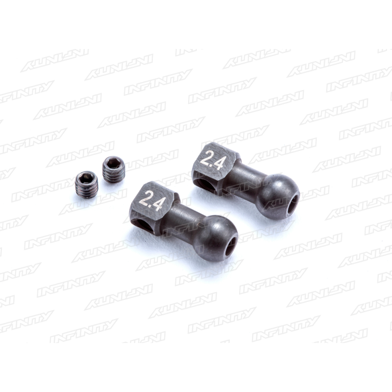 Infinity 5.8MM LONG ANTI-ROLL BAR BALL 2.4MM (2) R0305-2.4 - RCXX - rc racing for professionals