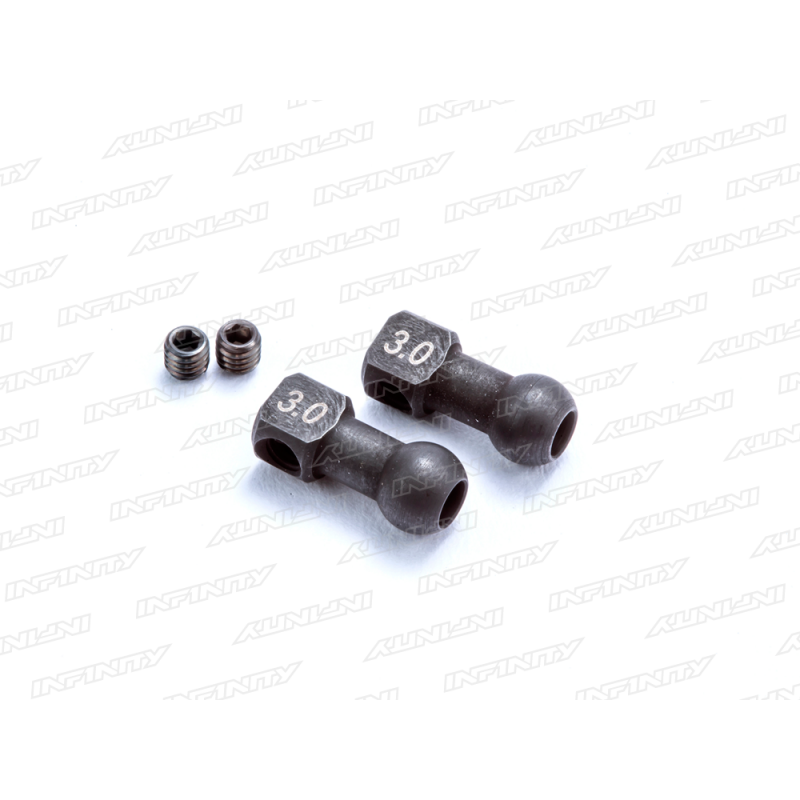 Infinity 5.8MM LONG ANTI-ROLL BAR BALL 3.0MM (2) R0305-3.0 - RCXX - rc racing for professionals