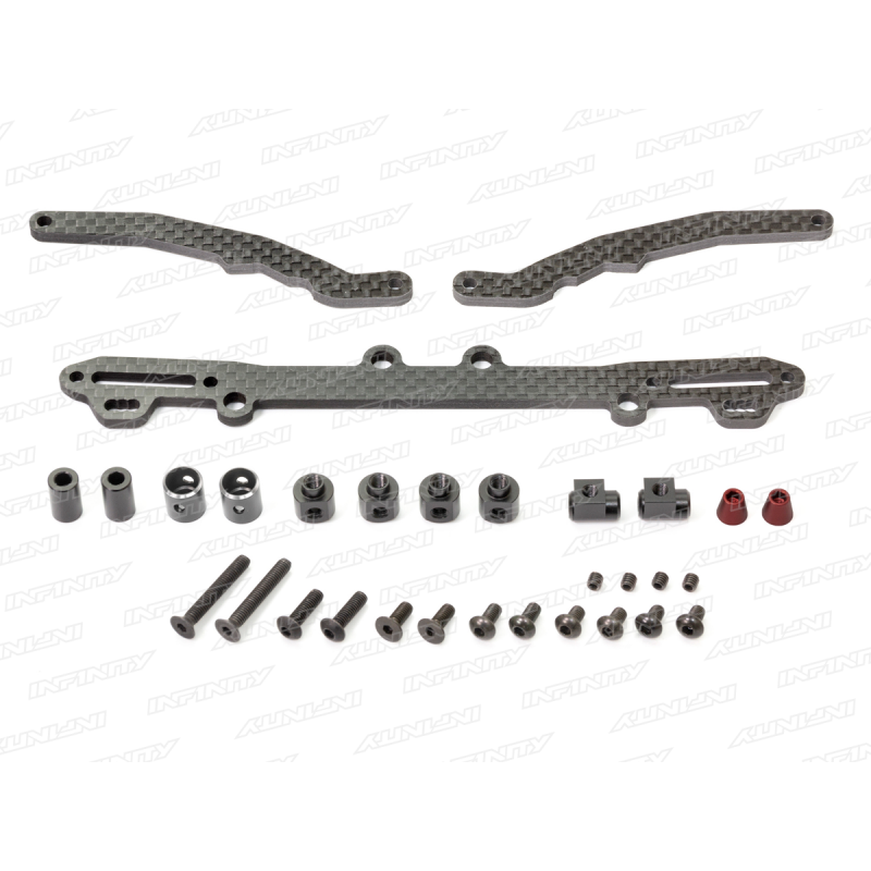 Infinity REAR CARBON BODY MOUNT SET (1) R0337 - RCXX - rc racing for professionals