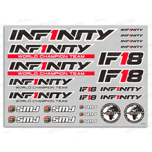 Infinity IF18 DECAL BLACK (1) R8034 - RCXX - rc racing for professionals