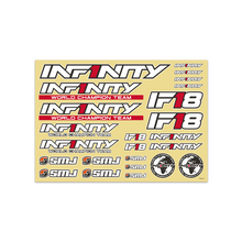 Infinity IF18 DECAL WHITE (1) R8035 - RCXX - rc racing for professionals