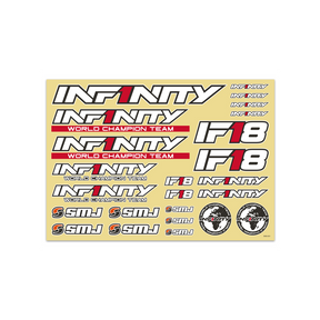 Infinity IF18 DECAL WHITE (1) R8035 - RCXX - rc racing for professionals