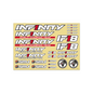 Infinity IF18 DECAL WHITE (1) R8035 - RCXX - rc racing for professionals