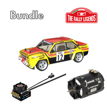 Rally Legends Fiat 131 Abarth Calberson-Mouton - 1:10 RTR combo with Justock 17.5T 365 SD G2.1+ Justock G3S ESC set