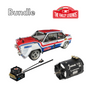 Rally Legends Fiat 131 Abarth Fiat France - 1:10 RTR combo with Justock 17.5T 3650 SD G2.1+ Justock G3S ESC set