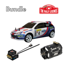 Rally Legends Ford Focus WRC Rally McRae-Grist 2001 - 1:10 RTR combo with Justock 17.5T 3650 SD G2.1+ Justock G3S ESC set