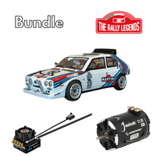 Rally Legends Lancia Delta S4 Group B Martini 1986 - 1:10 RTR combo with Justock 17.5T 3650 SD G2.1+ Justock G3S ESC set