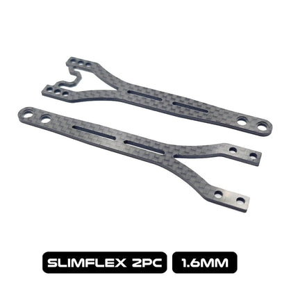 RC MAKER Slimflex 1,6 mm Topdeck Zweiteilig für Xray X4 (2) - X4-SFT16