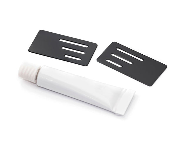 SMJ WING ENDPLATE with SLIT for 1/10 TC with GLUE (Black/0.5mm/2pcs) - SMJ1323G - RCXX - rc racing for professionals