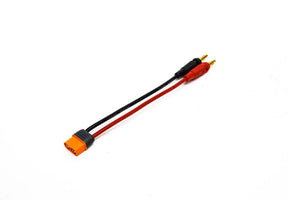 Spektrum Charging Cable IC3 Female - 4mm Male Bullets 13AWG (15cm) - SPMXCA304 - RCXX - RC Racing Shop | RC Models | Tuning & Spare Parts for Professionals