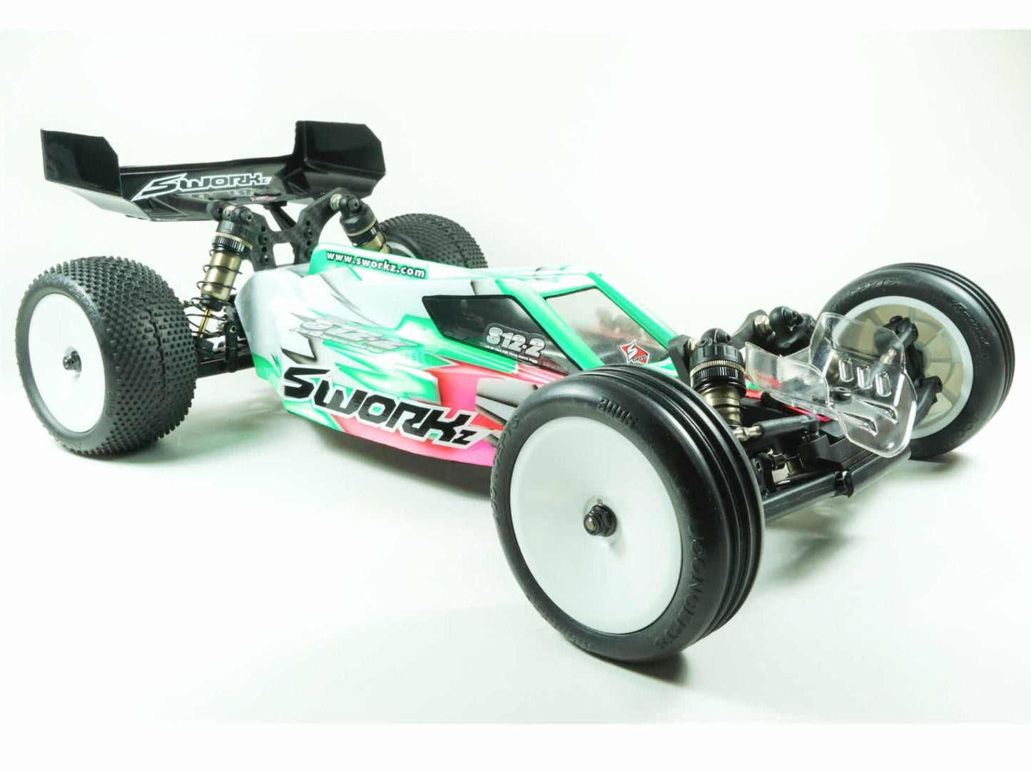 Sworkz S12-2D Standard 1/10 Electric 2WD Buggy Offroad Competition Chassis Kit (Dirt Edition) - SW910033D - RCXX - rc racing for professionals