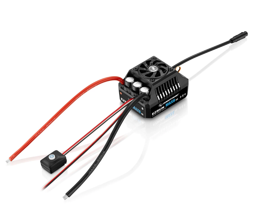 Hobbywing Ezrun MAX6 ESC 200 Amp, 3-8s LiPo, BEC 8A