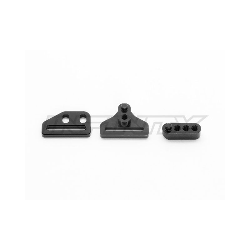 Infinity ALU BATTERY HOLDER SET (1) T055 - RCXX - rc racing for professionals