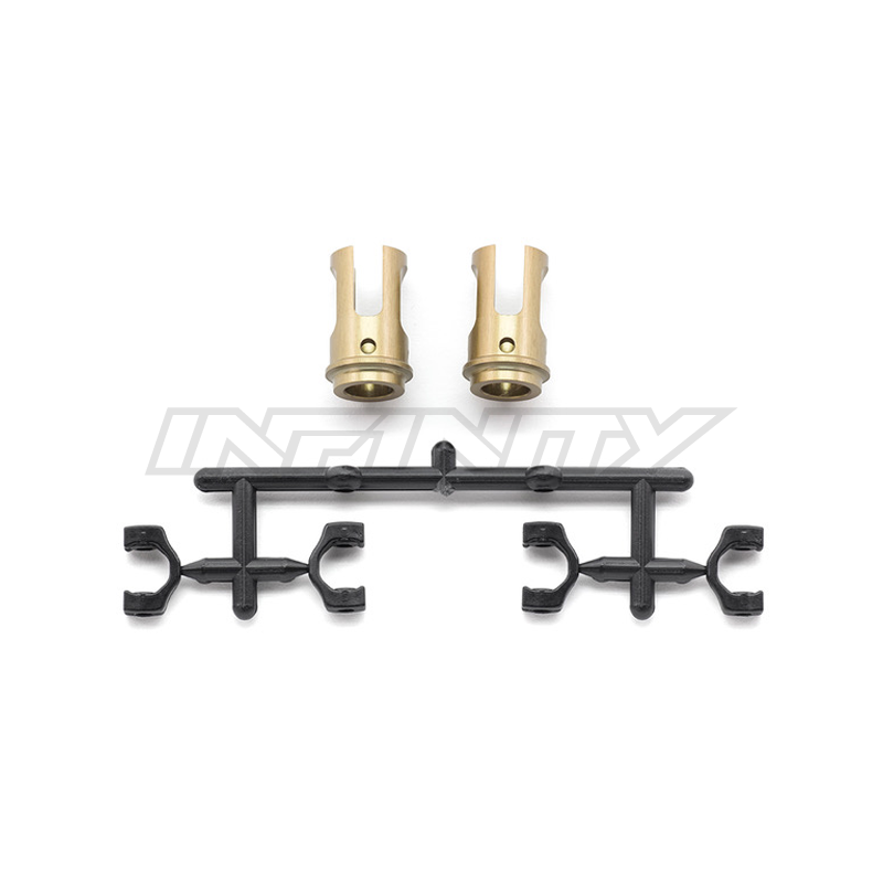 Infinity ALU LOWER SUSUPENSION HOLDER -46.0 (0.5 LOW) (2) T102 - RCXX - rc racing for professionals