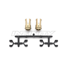 Infinity ALU LOWER SUSUPENSION HOLDER -46.0 (0.5 LOW) (2) T102 - RCXX - rc racing for professionals