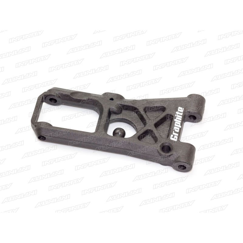 Infinity FRONT SUSPENSION ARM GRAPHITE/SUPER HARD (1) T163-SH - RCXX - rc racing for professionals