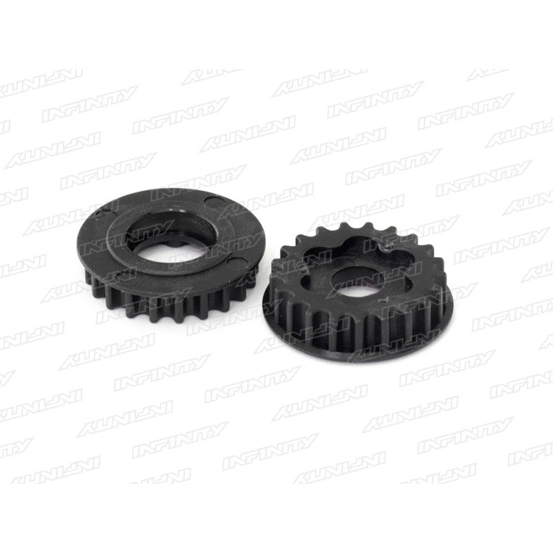 Infinity CENTER PULLEY SET - 21T (1) T168 - RCXX - rc racing for professionals