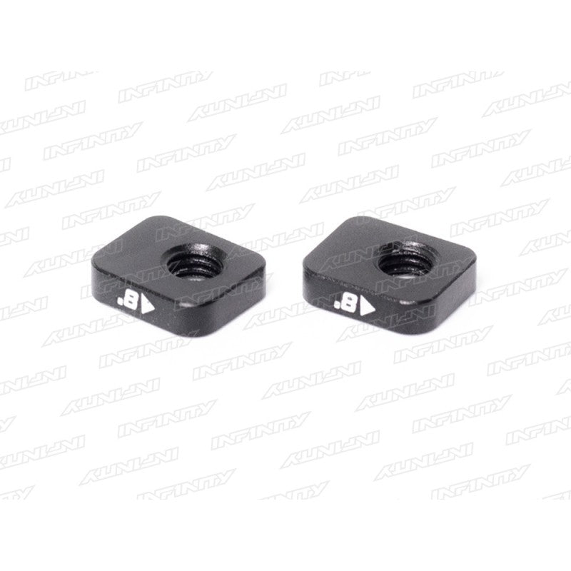 Infinity ALU SUSPENSION PLATE 0.8MM (2) T182-0.8 - RCXX - rc racing for professionals