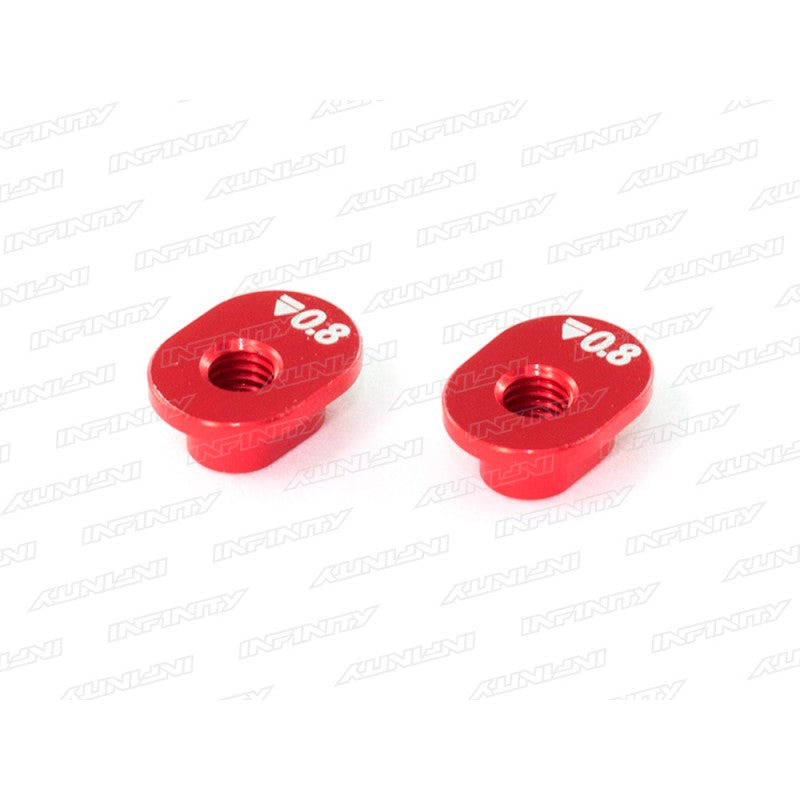 Infinity ALU SHOCK MOUNT BUSHING 0.8MM (2) T222-0.8 - RCXX - rc racing for professionals