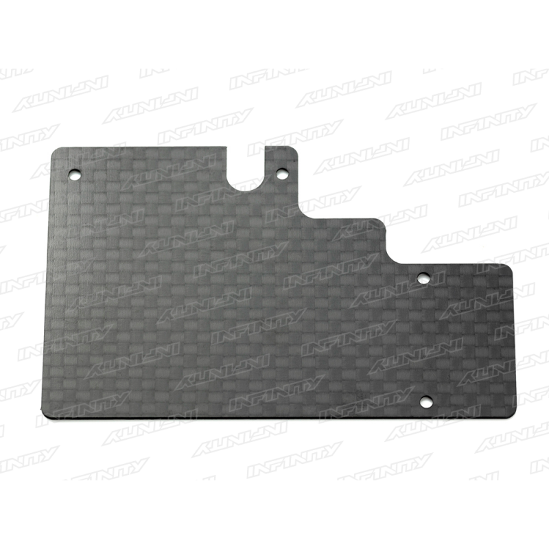 Infinity FLOATING ELECTRONIC PLATE - GRAPHITE (1) T257 - RCXX - rc racing for professionals