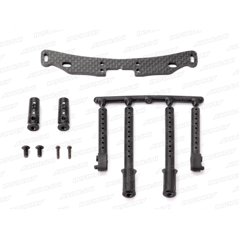 Infinity ADJUSTABLE REAR HBP MOUNT SET (1) T265 - RCXX - rc racing for professionals