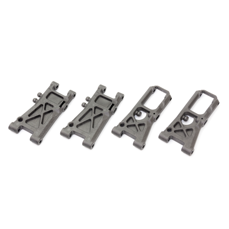 Infinity LOWER SUSPENSION ARM SET - HARD (4) T307H - RCXX - rc racing for professionals