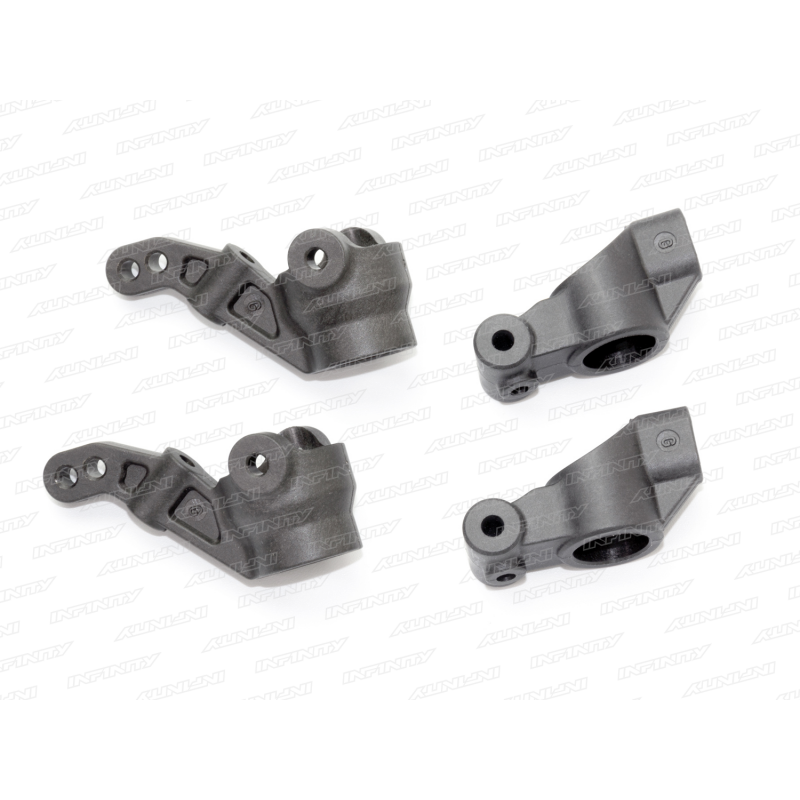 Infinity STEERING BLOCK / REAR UPRIGHT SET - SUPER HARD (4) T308SH - RCXX - rc racing for professionals