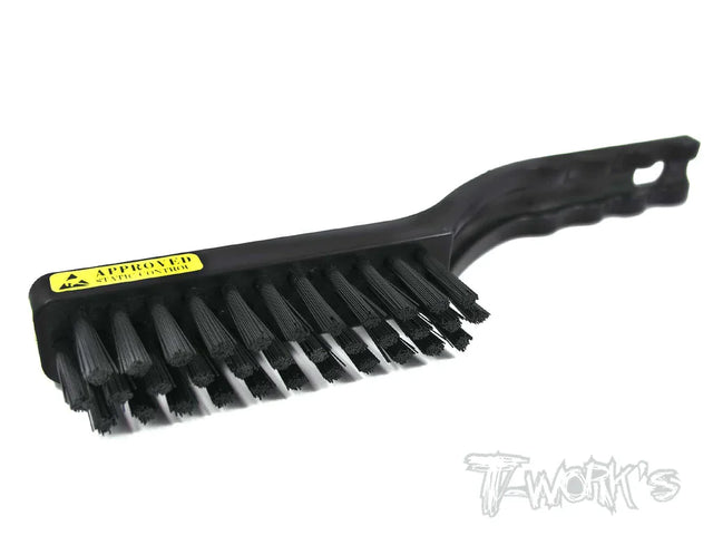 T-Works TA-064 Area Tooth Cleaning Nylon Bristle Brush Black - LARGE - RCXX - rc racing for professionals