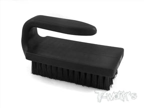 T-Works TA-065 Board Cleaning Nylon Bristle Brush Black - LARGE (1) - RCXX - rc racing for professionals