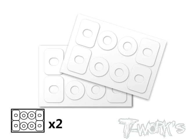 T-Works TA-128-D 1/8 Buggy Body Post Protectors SET - RCXX - rc racing for professionals