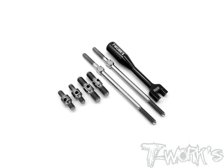 T-Works TB-233 64 Titanium Turnbuckle Set for Infinity IF18-2 / IF18-3 - RCXX - rc racing for professionals