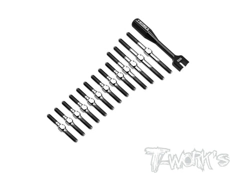 T-Works TB-289 64 Titanium Turnbuckle Set for Awesomatix A800R - RCXX - rc racing for professionals