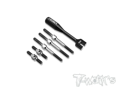 T-Works TB-295 64 Titanium Turnbuckle Set for Infinity IF15-II - RCXX - rc racing for professionals